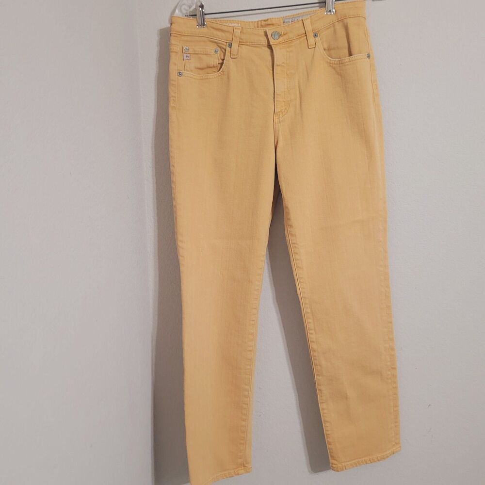 Adriano Goldschmied 30R Pants Isabelle high rise straight pockets zip